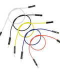 5 color 2.54mm female to male jumper wires, tin-coated copper, 200mm length, for breadboard prototyping, Go To Must Have 150 Pcs set
