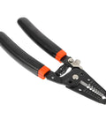 Slick Electrical Wire Stripper And Cable Cutter Pliers With Quick Grip Handles For Awg Cords lightweight hand tool close-up view.