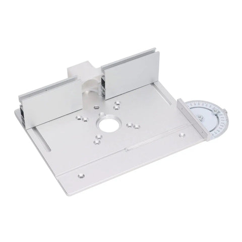 Dead Nuts Accurate Router Lifting Table Base for Woodworking Slotting Trimming and Chamfering Smooth Aluminum Lift Platform No Sweat Install with height dial.