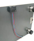 Tabletop Hot Wire Foam Cutter With Adjustable Angle Quick Heat Cutting Machine showing back panel details and wiring connections.