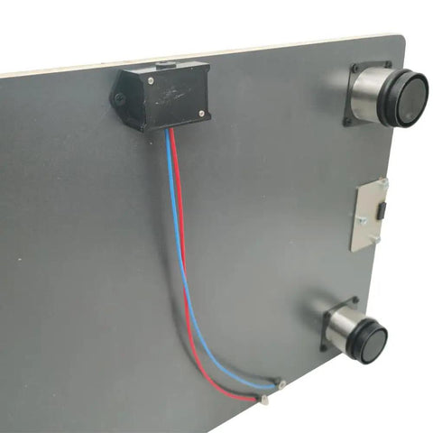 Tabletop Hot Wire Foam Cutter With Adjustable Angle Quick Heat Cutting Machine showing back panel details and wiring connections.
