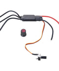 High Speed Three Phase Brushless Motor Driver For DC 12 to 24 Volt Systems With 0 to 5 Volt Control, showing wires and potentiometer