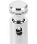 Close-up of the Two Pack Replacement Fencing Epee Tips, heavy-duty stainless steel parts for seamless training and competition use.