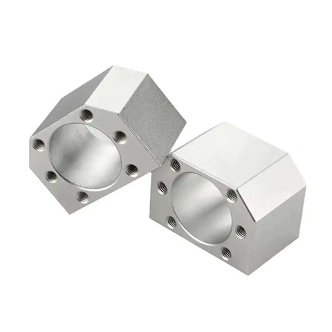 Get That Smooth Motion With This Badass Ball Screw Set Featuring SFU2505 Kit For Your Router CNC Setup Including Bearing Nut Housing In Durable Aluminum Alloy For Fast Precise Slides, aluminum bearing nut housings