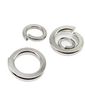 Lock Washer And Gasket Kit 1035 Piece Stainless Steel Spring Split Washers Set M1.6 Through M16 Durable DIY Assortment For Quick Easy No Tool Installations Ideal For Automotive Machinery And Home Projects, stainless steel split washers