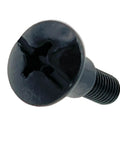 Heavy Duty 14 20 Shoulder Bolts Replacement Kit For Pellet Grill Front Folding Shelf Brackets 4 Pack close-up of black steel shoulder bolt