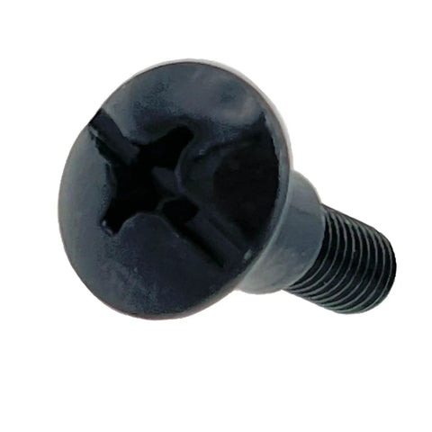 Heavy Duty 14 20 Shoulder Bolts Replacement Kit For Pellet Grill Front Folding Shelf Brackets 4 Pack close-up of black steel shoulder bolt