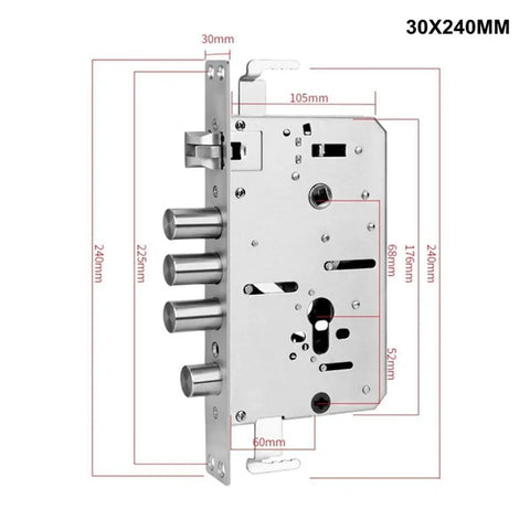 Game Changing Smart Door Lock With Biometric Fingerprint App Control Keyless Entry Security Electronic Lock dimensions and measurements.
