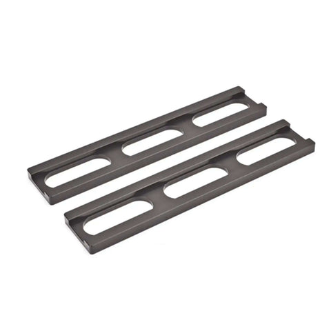 Two parts of 12 Piece Woodworking Planing Stop Set With 19mm Aluminum Alloy Bench Dogs Clamp Assistant And Non Slip Pads