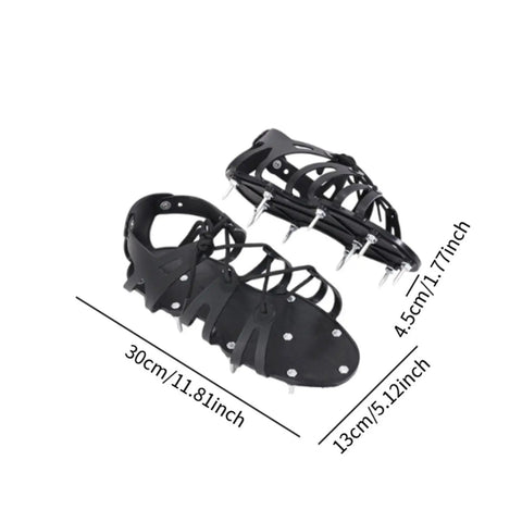 Spiked Lawn Aerator Shoes Self Leveling For Resin Coatings And Epoxy Floors, 4.5cm Nail Length, Comfortable PETG