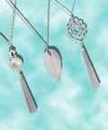 Six Piece Long Pendant Necklace Set For Women With Tassel, Knot, Disk And Circle Designs In Gold Tone, Statement Layering Jewelry