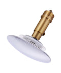 Bathtub Plug Drain Hole Water Stopper with Brass Spring Core, polished finish, smooth round design, ideal for bathtubs.