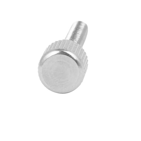 Stainless Steel Flat Head Knurled Thumb Screws M4 x 30mm 37mm Total Length 0.7mm Pitch Six Pack For PC Cases And Panel Installations