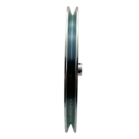 12 Inch OD Single Groove V Belt Pulley For A B 5L 4L V Belts Motor Drive Carbon Steel Zinc Plated 1/2 Inch Bore With Standard Keyseat 1/8 X 1/16 Built To Last And Hardware