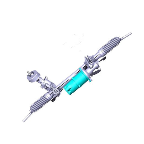 12V Universal Electric Power Steering Rack For SUV And EV Cars, detailed view of the gearbox and motor components.