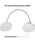Heavy Duty Four Pack Slide Bolt Locks For Fridge And Cupboards With Backup Keys, easy installation with strong adhesive.