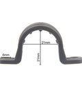 Heavy Duty 12 Piece Pack Of 1/2 Inch Pvc Pipe Straps With No Sweat Wall Mount Setup and Rock Solid Grip for Securing Electrical Conduits and Cables Ultra Durable Quality, gray PVC saddle strap.