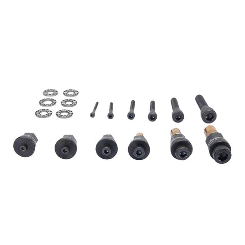 Rivet Nut Tool Kit With M3 To M10 Nutserts And Anti Loss Adapters for Industrial Automotive and Heavy Duty Fastening components.