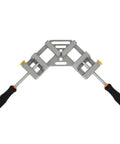 Heavy Duty Right Angle Clamp 90 Degree Corner Clamping Tool for Woodworking and Metal Frames with Double Handle Aluminum Die Cast Body