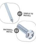 Close-up of Heavy Duty Metal Aerator Shoes With Spikes For Deep Soil Penetration detail showing installation components.