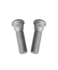 Two stud bolts from 4 Piece M12x1.5 Beefy Chrome Wheel Lug Nut And Stud Set For Toyota Cars Like Corolla Camry Celica 4Runner RAV4 Prius