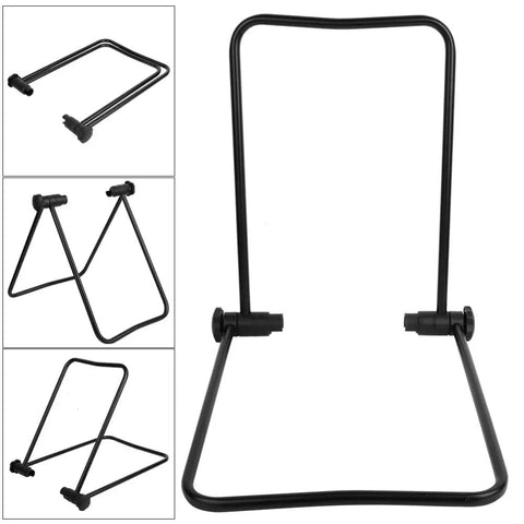 Adjustable Floor Bike Repair Stand For Road Mountain And E Bikes Indoor Outdoor Maintenance Rack With Scratch Free Design