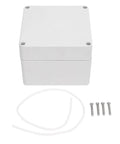 Electrical Panel Box 120x120x90mm ABS Plastic Enclosure with rustproof metal mounting holes and concealed mounting for outdoor use