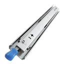 Two Pack 10 To 50 Inch Fold Full Extension Drawer Slides 53mm Rail Cold Rolled Steel Construction Heavy Duty 120kg Load Capacity