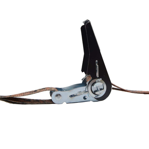 Heavy Duty 900 Lb Break Strength 8 Pack 10ft Ratchet Straps with metal ratchet mechanism and camouflage strap