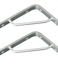 Badass Heavy Duty Aluminum Alloy L Shaped Wall Mount Shelf Brackets Thickened Triangular Angle Brace for stable support.