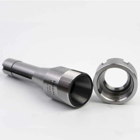 R8 ER32 Collet Chuck Holder For Precision CNC Machining, Pro-Grade Heavy-Duty 42CrMo Alloy Steel, Heat-Treated To HRC 48-52
