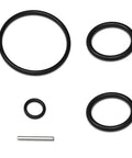 All In One O Ring Kit For Two Full Valve Rebuilds Fits Push Pull Slide Valves For Pool Equipment with various size O-rings and pin