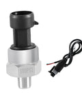 0 To 100 PSI Pressure Sensor Transducer For Fuel Oil Air And Water With One Eighth Inch NPT Thread And Harness Kit 316 Stainless Steel