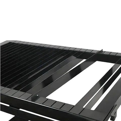 Close-up of Portable Plasma Cutting Table With Wheels For No-Fuss Moving, Spark-Proof CNC Table For Plasma And Laser Cutting, showing dividers