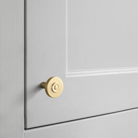 Champagne Bronze Cabinet Knobs Set 12 Pack Round Zinc Drawer Knobs for Modern Kitchen and Bath DIY Friendly Hardware