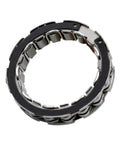 One Way Clutch Bearing For Yamaha Motorcycle Models 550 600 660 700 400 YFM35F XJR1300 And YZF600 R6 2006 2012 Replacement Durable Wear Resistant Start Bearing For Smooth Shifts And Easy Install, metallic part view