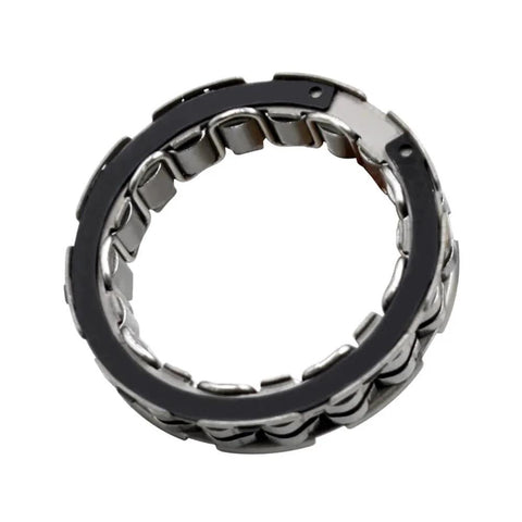 One Way Clutch Bearing For Yamaha Motorcycle Models 550 600 660 700 400 YFM35F XJR1300 And YZF600 R6 2006 2012 Replacement Durable Wear Resistant Start Bearing For Smooth Shifts And Easy Install, metallic part view