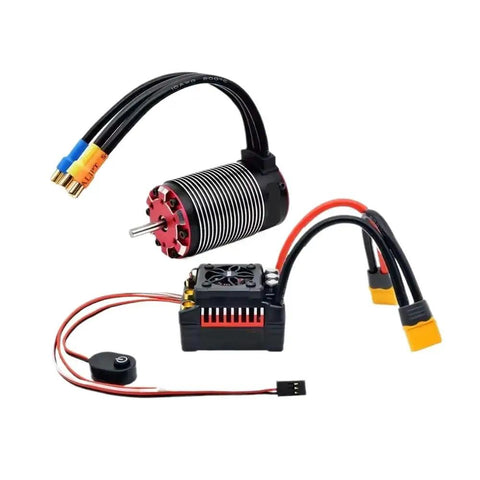 V2 Brushless Motor 4268 4274 4282 4292 with Temperature Sensor Port and 130A 160A ESC Combo for FPV Drones and RC Cars