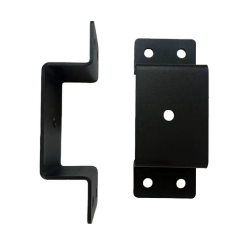 Beefy Trailer Stake Pocket Bracket Set for Flatbed Trucks Carbon Steel Rust Resistant Easy Install Multipurpose 8 Piece Kit
