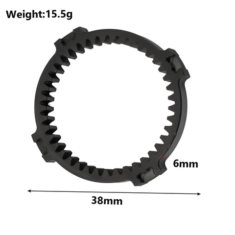 Beefed Up Steel Planetary Ring Gear Upgrade For One Seventh Scale Unlimited Desert Racer UDR Rear Planetary Drivetrain Replacement 8585 Black