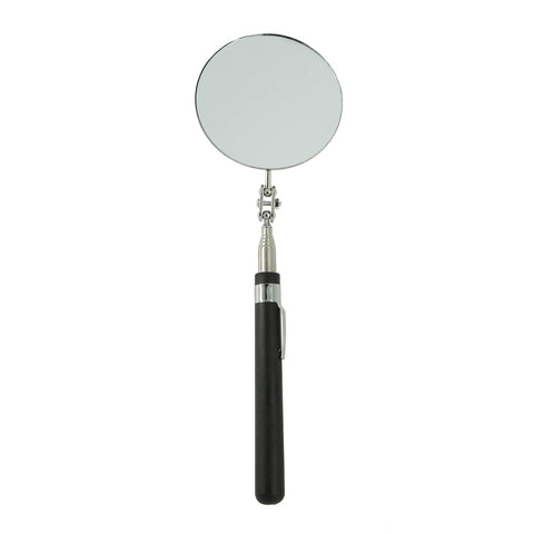 Telescopic Inspection Mirror With 85mm Round Head For Vehicle And Small Parts Checking Extendable Rod 360 Degree View