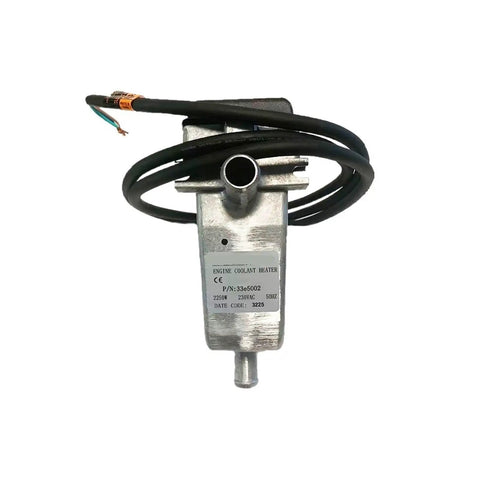 Heavy Duty Diesel Generator Coolant Heater That Knocks Out Freezing Chill And Gets Your Rig Turned Over Easy Self Circulating Engine Block Warmup Fits 33E5001 33E5017 33E5020, top view.