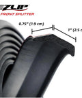 Front Splitter Pro Universal 2 Inch Lip Spoiler For Cars, Protect And Customize Your Ride With A Dope, Aggressive Look And Solid Low Profile Durability, Easy Install, Black