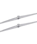 Two Pack Lid Support Hinge For Cupboards And Desk Drop Fronts Heavy Duty 10.2 Inch Iron Folding Stay With Stop Silent Smooth Lift Lid Hinge