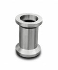 Beefy Heavy Duty Cable Roller Wheel Cylinder With Flanged Ends For Payout Systems Steel Hollow Core Wheel 3 To 5 Tons Capacity Built For Workshops Construction Sites And Electrical Installations, front view
