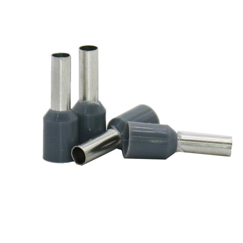 Grey 1000Pcs AWG12 Wire Ferrules Terminals Kit With Insulated Cord Pin Ends for Electrical Panels and Wiring Projects in Industrial Machinery