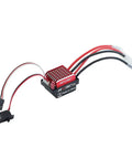 60A Brushed ESC For 1/10 RC Cars And Tanks, 6V 2A BEC, red and black cables, heat sink, compatible with Traxxas TRX models