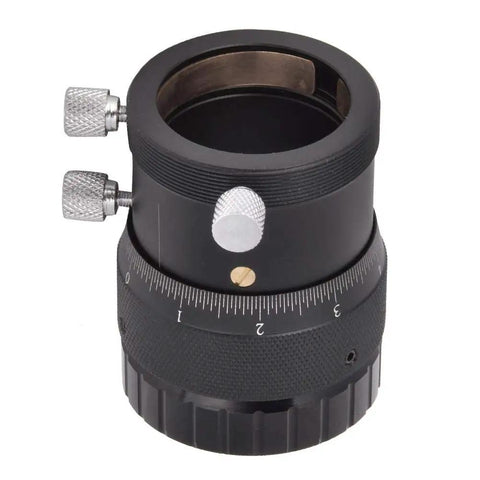 1.25 Inch T Interface Double Helical Focuser for Telescope with 10mm Aluminum Alloy Focusing Stroke, Front View