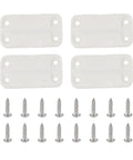 Cooler Hinge Repair Kit With Stainless Steel Screws For 50 To 165 Qt Ice Chests Plastic Lid Replacement Easy Install