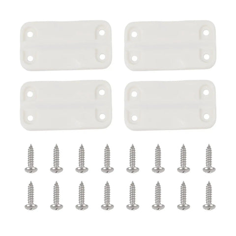 Cooler Hinge Repair Kit With Stainless Steel Screws For 50 To 165 Qt Ice Chests Plastic Lid Replacement Easy Install